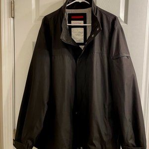 Men's Black Jacket Calvin Klein Size XL Golf Windbreaker Great Condition!